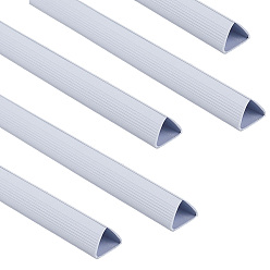 Белый Пластиковая вставка в папку, стержень для папки, треугольные, белые, 305x14x13 мм