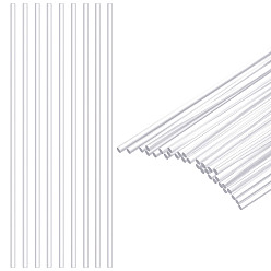 Прозрачный Акриловые стержни твердые, аксессуары для домашнего интерьера, колонка, прозрачные, 306x3 мм