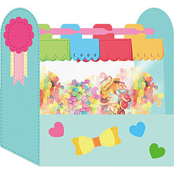 Mixed Shapes Углеродистая сталь разрезает трафареты, для diy scrapbooking, Фотоальбом, декоративная бумага для тиснения, форма для поздравительных открыток, разнообразные, 123~133x78~149x0.8 мм, 2 шт / комплект