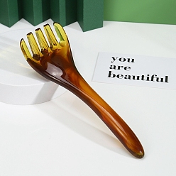 Кокосово-Коричневый Смоляные массажные палочки, массажные инструменты, гуа-ша соскабливающая палочка, кокосового коричневый, 160x50 мм