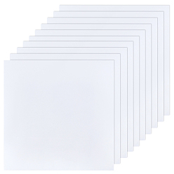 Белый Пресс-формы из АБС-пластика, прямоугольные, поставки материалов для модели здания из песка, квадратный, белые, 200x200x0.5 мм