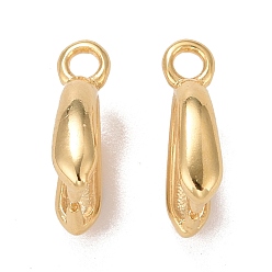 Настоящее золото 24K Покрытие стойки экологически чистые латунные щипцы для льда, без свинца и без кадмия, реальный 24 k позолоченный, 10x2.5 мм, отверстие : 1 мм, штифты : 1 мм