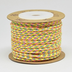 Разноцветный Нейлоновая нить, красочный, 2 мм, Около 20 ярдов / рулон