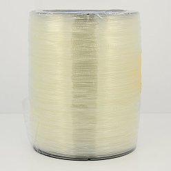 Прозрачный Корейская кристалл упругой нити, прозрачные, прозрачные, 1 мм, около 1093.61 ярдов (1000 м) / рулон