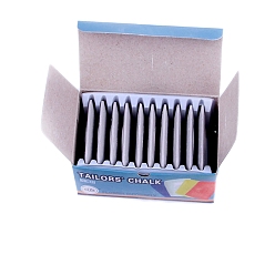 Белый Профессиональный треугольный портновский мел, мел для шитья и маркеры для ткани для квилтинга, швейные принадлежности, белые, 10 шт / комплект