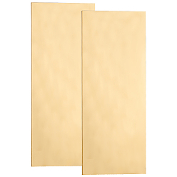 Golden Brass Panel, For Mechanical Cutting, Precision Machining, Mould Making
, Rectangle, Golden, 25x10x0.05cm
