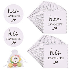 Letter 200 шт. 2 стили бумажных самоклеящихся наклеек, буквы, 43x43x0.2 мм, 100 шт / стиль