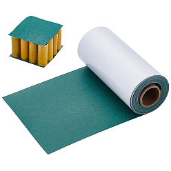 Dark Cyan 10M Self-Adhesive Electrical Insulation Barley Paper, with 1Pc Round Kraft Paper Tube, Dark Cyan, 200mm