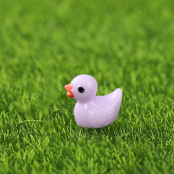 Сливовый Мини-утиные украшения из смолы, для кукольных аксессуаров, притворяющихся опорными украшениями, слива, 17x15 мм