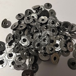 Черный Цвет Металла Железные подставки для фитилей свечей, для изготовления свечей, металлический черный , 1.25x0.25 см, 100 шт / пакет