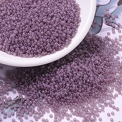 (RR2373) Transparent Thistle Luster MIYUKI Round Rocailles Beads, Japanese Seed Beads, 11/0, (RR2373) Transparent Thistle Luster, 2x1.3mm, Hole: 0.8mm, about 5500pcs/50g