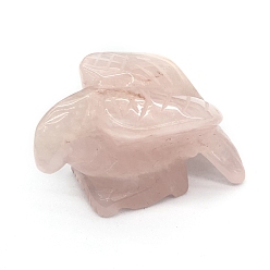 Розовый Кварц Натуральный розовый кварц резные фигурки статуэтки для домашнего офиса украшение рабочего стола, орел, 66 мм