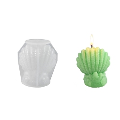 Shell Shape Силиконовые формы для свечей своими руками, формы для литья смолы, для уф-смолы, украшения из эпоксидной смолы, формы раковины, 78x62x84 мм