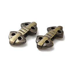 Antik Bronze Gestell im tibetischen Stil mit Messingperlen, Nickel frei, langlebig überzogen, Vajra, Antik Bronze, 19.5x10x4 mm, Bohrung: 2.5 mm