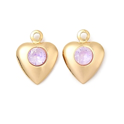 Светло-голубой Латунь стекло амулеты, сердце, без никеля , реальный 18 k позолоченный, граненые, светло-голубой, 12.5x9.5x3 мм, отверстие : 1.2 мм