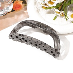 Светло-серый Пластиковые заколки для волос в горошек, аксессуары для волос для женщин и девочек, светло-серый, 115x55 мм