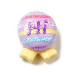 Oval Непрозрачные кабошоны из смолы, для изготовления ювелирных изделий, овальные, 10.5x8.5x5.5 мм