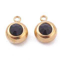 Реактивный Самолет 201 из нержавеющей стали амулеты горный хрусталь, очарование камня, плоско-круглые, золотые, струя, 12x9x5 мм, отверстие : 1.8 мм