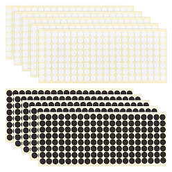 (52) Непрозрачная лаванда 10 листы 2 цветные устойчивые к царапинам наклейки точки для чехла мобильного телефона, круглые, разноцветные, 100x225x0.5 мм, 160шт / лист