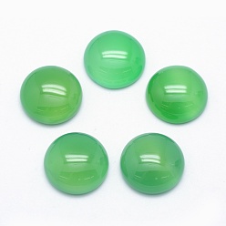 Натуральный Агат Природные кабошон агата, плоско-круглые, окрашенная и подогревом, 16x6 мм