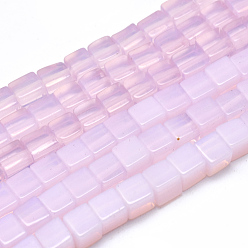 Opalite Perles opalite brins, cube, 6~6.5x6~6.5x6~6.5mm, Trou: 1mm, Environ 67 pcs/chapelet, 15.35 pouce (39 cm)