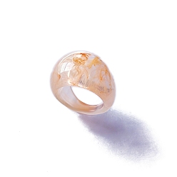 Сэнди Коричневый Акриловые перстни, песчаный коричневый, 17 мм, размер США 7 1/4 (17.5 мм)