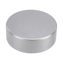 Платина Плоский круглый железный блок для изготовления ювелирных изделий, верстак, мини-инструмент для формовки металла., платина, 7x2.5 см