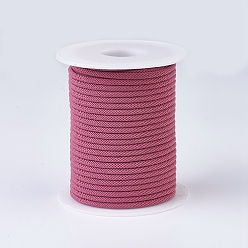 Flamingo Nylon Threads, Milan Cords/Twisted Cords, Flamingo, 3mm, about 21.87 yards(20m)/roll