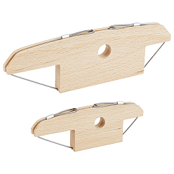 пшеница 2 шт. 2 стили бук древесина глиняный резак, цвет пшеницы, 35.5~46x100~146x8 мм, отверстие : 10~12 мм, 1 шт / стиль