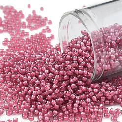 (959) Inside Color Light Amethyst/Pink Lined TOHO Round Seed Beads, Japanese Seed Beads, (959) Inside Color Light Amethyst/Pink Lined, 11/0, 2.2mm, Hole: 0.8mm, about 5555pcs/50g