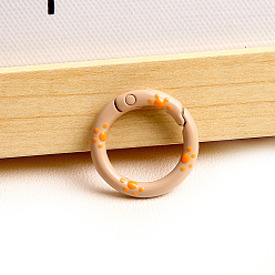 Перу Кольца пружинных затворов, окрашенные распылением железной эмали, кольцо, Перу, 25 мм