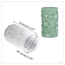 Цветок Силиконовые формы для свечей своими руками, для изготовления ароматических свечей, цветок, 7.6x10.8 см