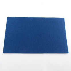 Blue Non Woven Fabric Embroidery Needle Felt for DIY Crafts, Square, Blue, 298~300x298~300x1mm, about 50pcs/bag