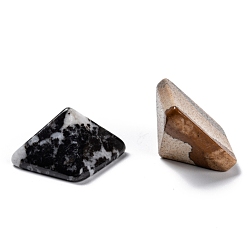 Mixed Stone Name:Natural & Synthetic Mixed Gemstone, Pyramid, 20x20x12~13mm, Diagonal Length: 26mm