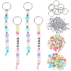 (52) Непрозрачная лаванда Сделай сам наборы для ключей, разноцветные