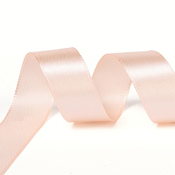 Light Salmon Single Face Satin Ribbon, Polyester Ribbon, Light Salmon, about 5/8 inch(16mm) wide, 25yards/roll(22.86m/roll), 250yards/group(228.6m/group), 10rolls/group