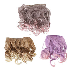 (52) Непрозрачная лаванда 3шт. 3 цвета, парик для куклы, длинные кудрявые волосы, для девочек своими руками bjd makings аксессуары, разноцветные, 1000x150~160x1 мм, 1 шт / цвет