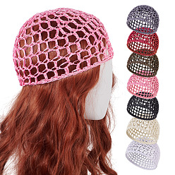 Бледно-Розовый 1Тканевая африканская шапка куфей для женщин, розовый жемчуг, 155x173x8 мм