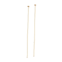 Real 14K Gold Filled 1/20 14k позолоченные булавки с плоской головкой, real 14 k золото заполнено, 50 мм, 22 датчик