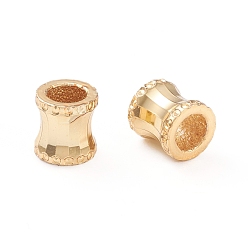 Golden Brass Beads, Long-Lasting Plated, Vase, Golden, 6.5x6x6mm, Hole: 3.5mm