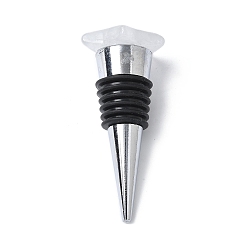 Хрусталь Звезда натуральный кварцевый кристалл винные пробки, 304 пробки для бутылок из нержавеющей стали, конус, 59.5x30.5x29 мм