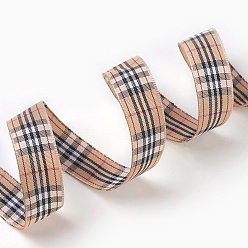 Разноцветный Шотландка ленты атласная лента, Нейлоновая лента, около 5/8 дюйма (15 мм) в ширину, 50 ярдов / рулон (45.72 м / рулон)