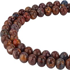 Pietersite 1 Strand Natural Pietersite Beads Strands, Round, 8mm, Hole: 1mm, about 47pcs/strand, 15.7 inch(40cm)