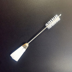 Белый Инструмент для чистки нейлоновой щетки, для чистки швейных машин, двойная голова, белые, 175 мм