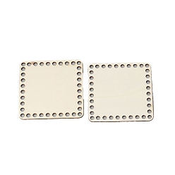 Квадрат Обмотки из дерева, организатор мулине, для вышивки крестиком, хлопчатобумажной нитью, рукоделием, сделай сам, для хранения шитья, квадратный, 10x10x0.2 см