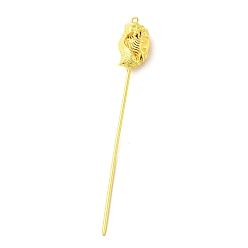 Golden Rack Plating Brass Pendants, Lead Free, Long-Lasting Plated, Golden, 170x23.5mm, Hole: 3mm