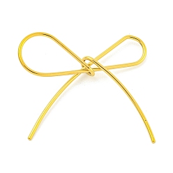 Real 18K Gold Plated Ion Plating(IP) 304 Stainless Steel Bowknot Links Connector Charms, Real 18K Gold Plated, 33.5x33x1mm