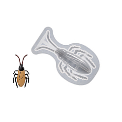 Insects Diy реалистичные силиконовые формы для украшения насекомых, формы для литья смолы, для уф-смолы, изготовление изделий из эпоксидной смолы, таракан узор, 74x42x8 мм