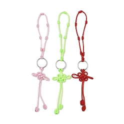 (52) Непрозрачная лаванда Нейлоновая нить keychian, счастливый узел, разноцветные, 25.3 см