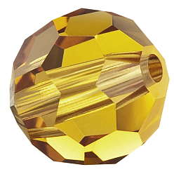 10070 Topaz Хрустальные бусины preciosa®, чешский хрусталь, 451 19 602 круглый, 10070 топаз, 5 мм, отверстие : 1 мм